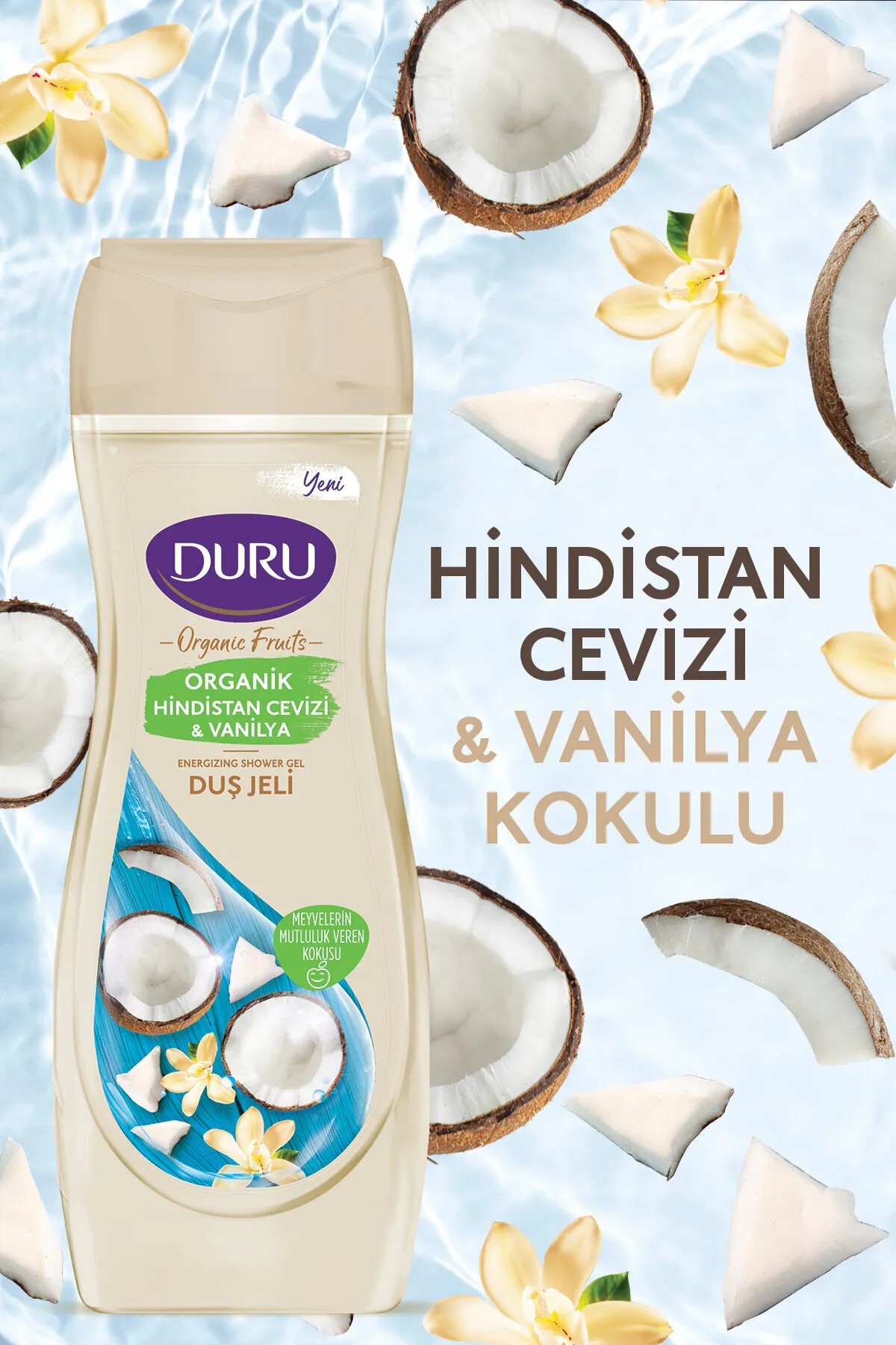 Duru Hindistan Cevizi&Vanilya Duş Jeli 650 mL