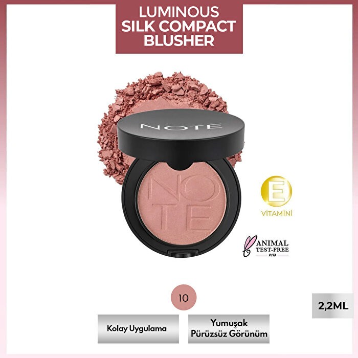 Note Lominous Silk Compact Blusher