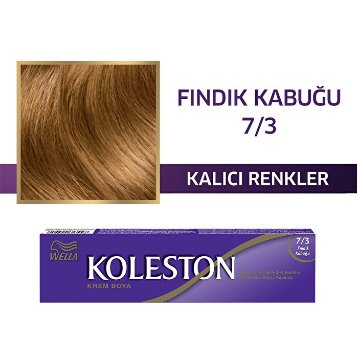 Koleston Tüp Saç Boyası Fındık Kabuğu 7/3