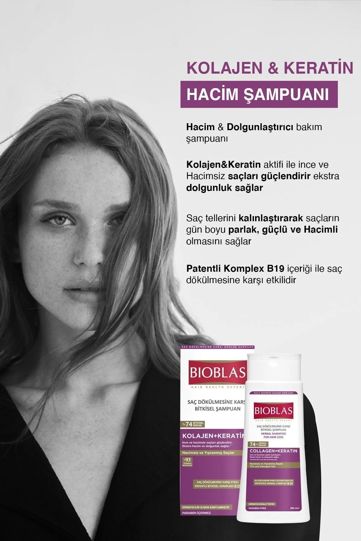 Bioblas Kolajen+Keratin Şampuan