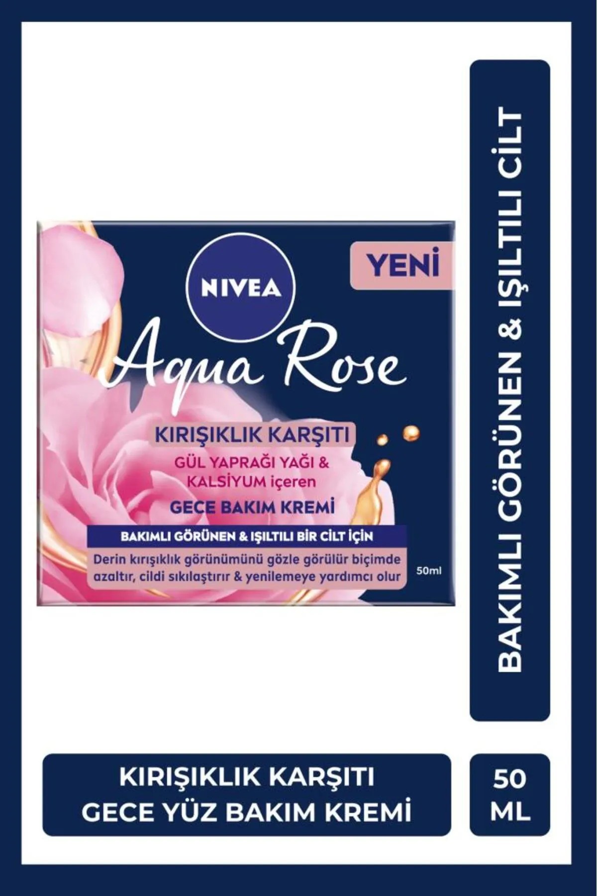 Nivea Aqua Rose Kırışıklık Karşıtı Gece Kremi