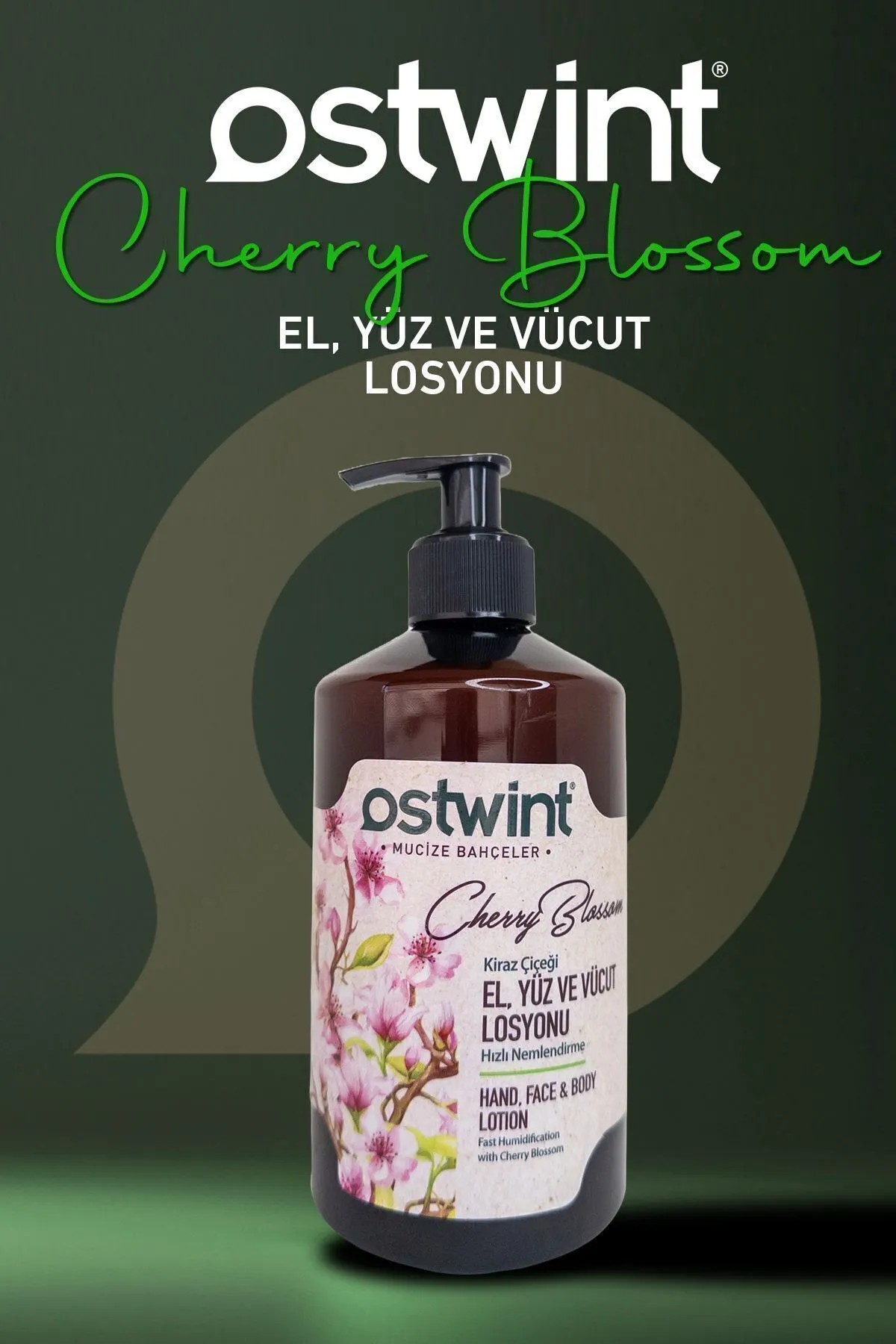 Ostwint Kiraz Çiceği Yüz Vücut Losyonu 500 mL