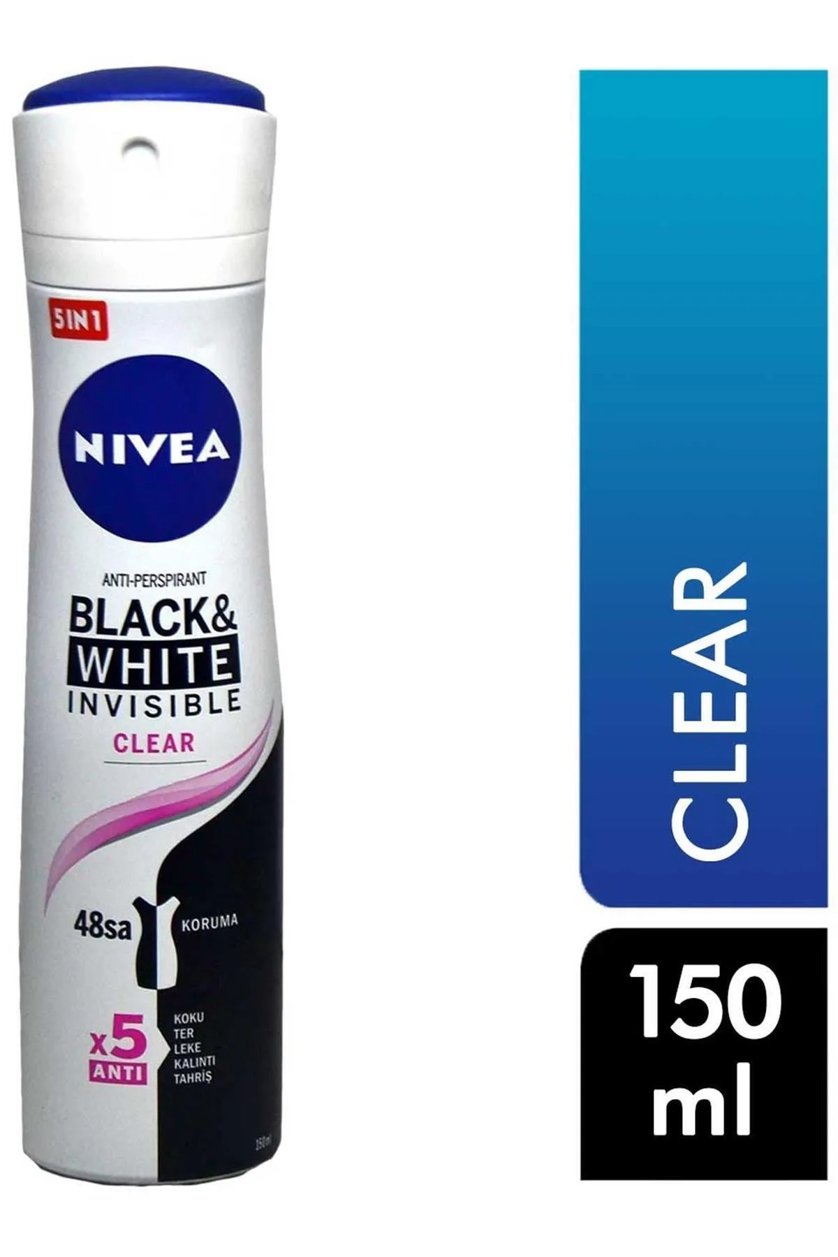 Nıvea Balck  & Whıte Invısıble Deodorant 150ML