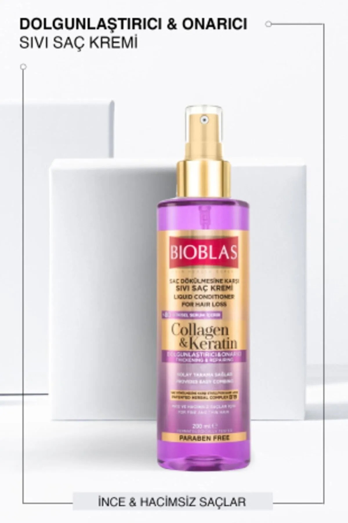 Bioblas Onarıcı Sıvı Saç Kremi 200 mL