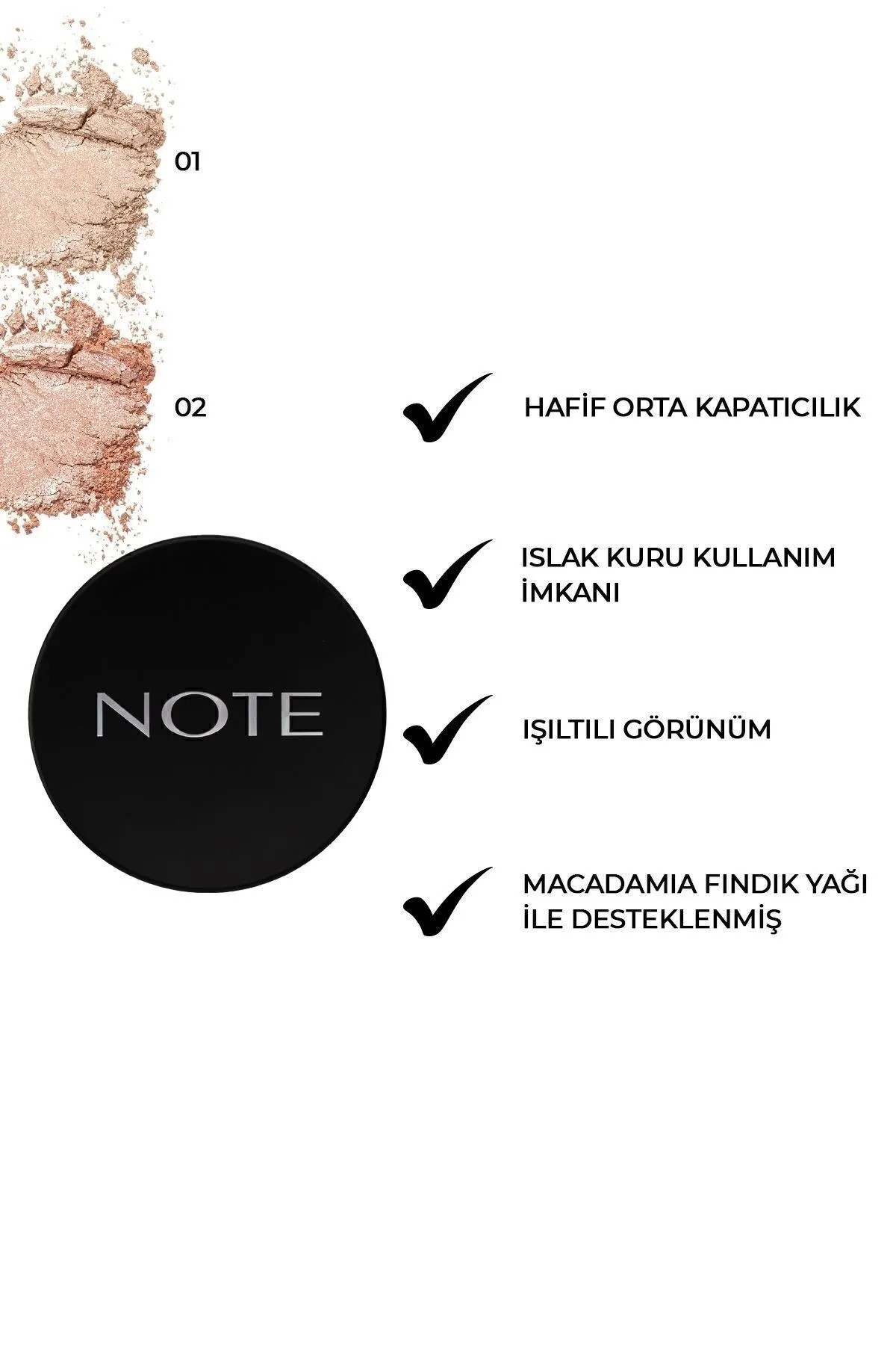 Note Baked Highlighter N01