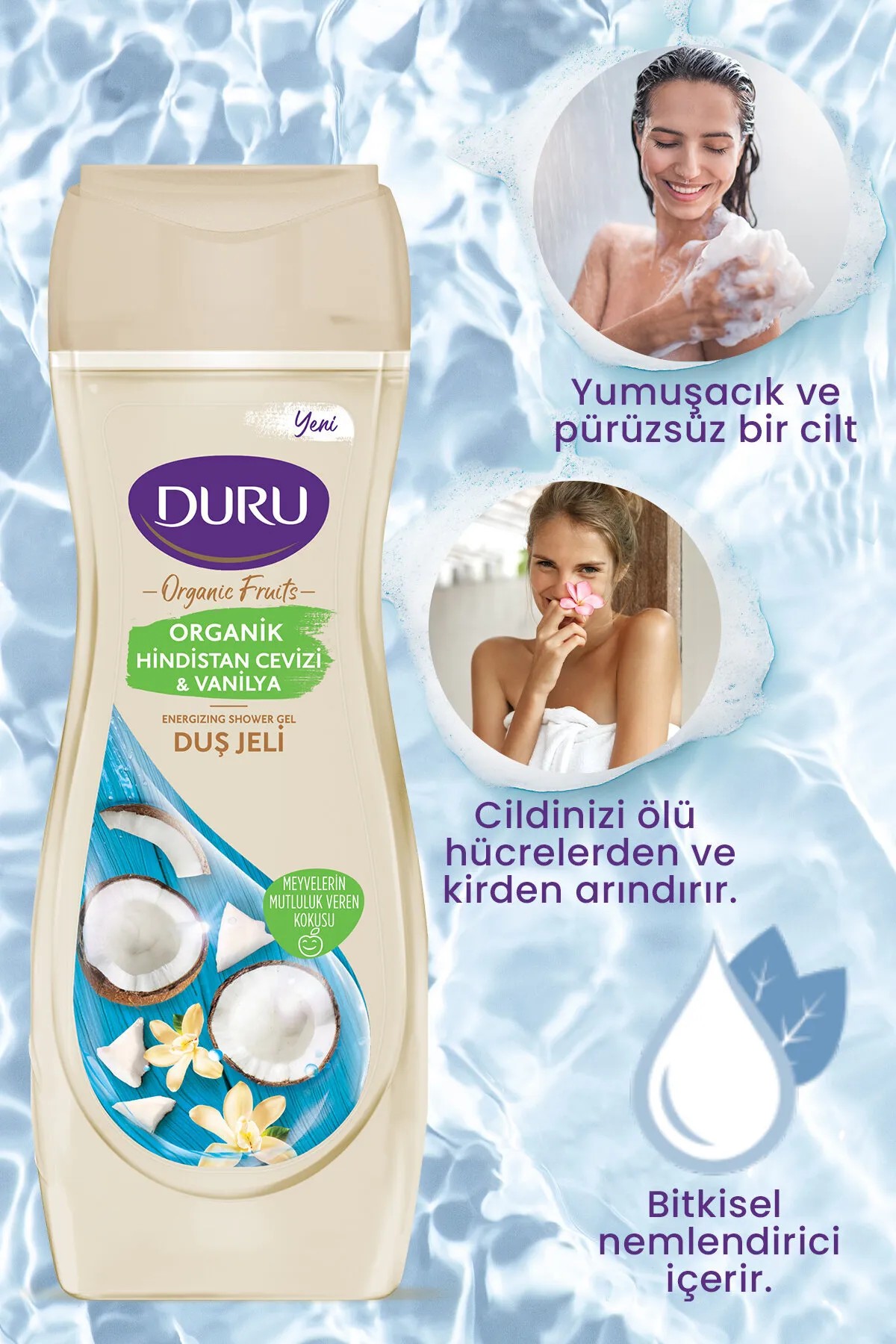 Duru Hindistan Cevizi&Vanilya Duş Jeli 650 mL