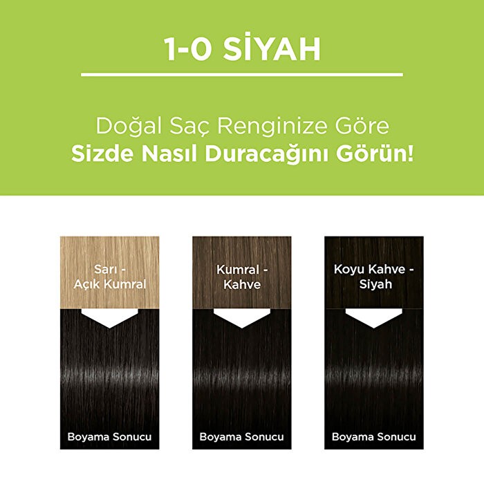 Palette Saç Boyası Natural Colors 1-0 Siyah