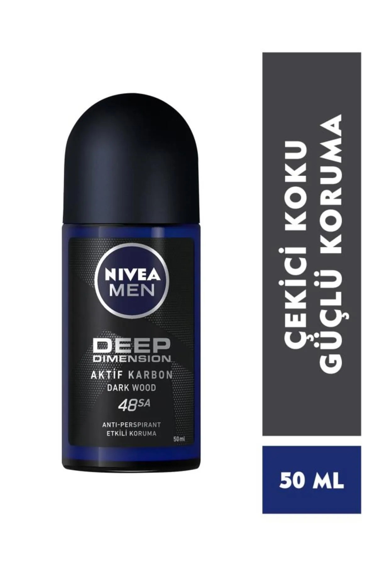 Nivea  Dark Wood Erkek Roll On 50 mL