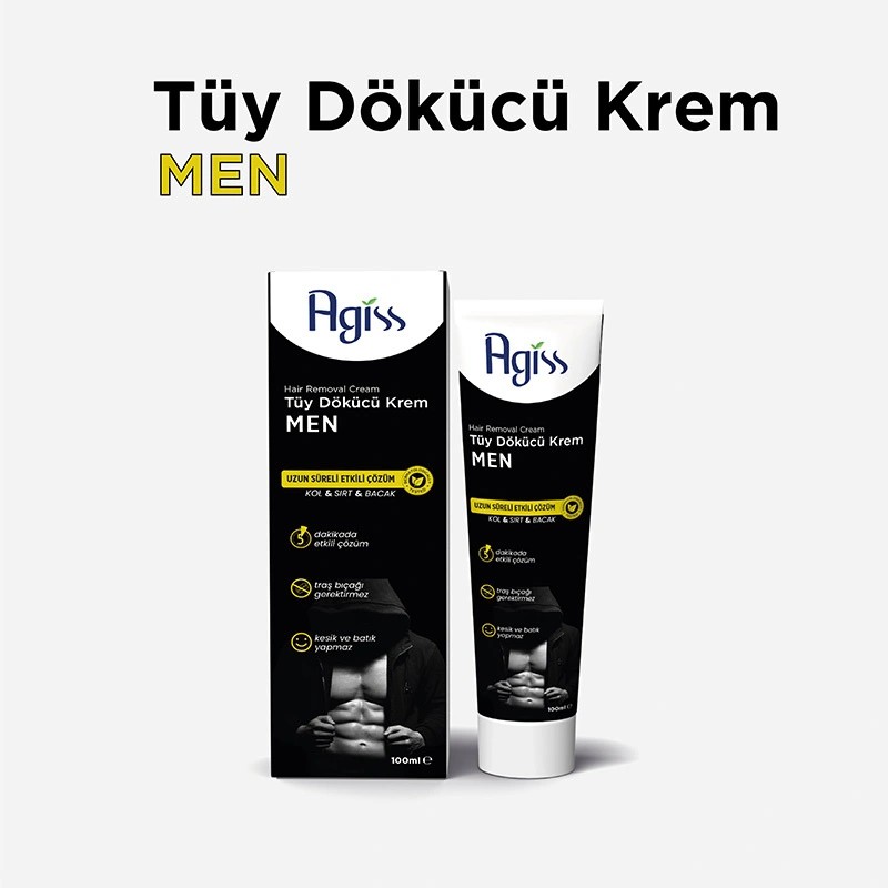  Tüy Dökücü Krem Erkeklere Özel 100 ml