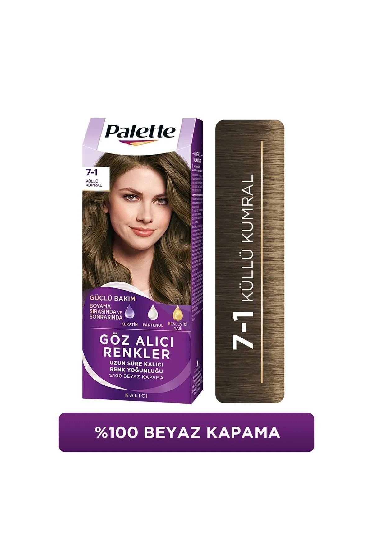 Palette Göz Alıcı Renkler Küllü Kumral 7.1 Saç Boyası