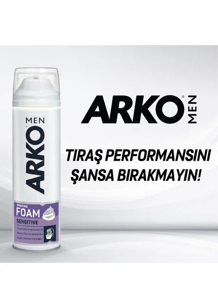 Arko Nem Hassas Cilt Tıraş Köpüğü 200 mL