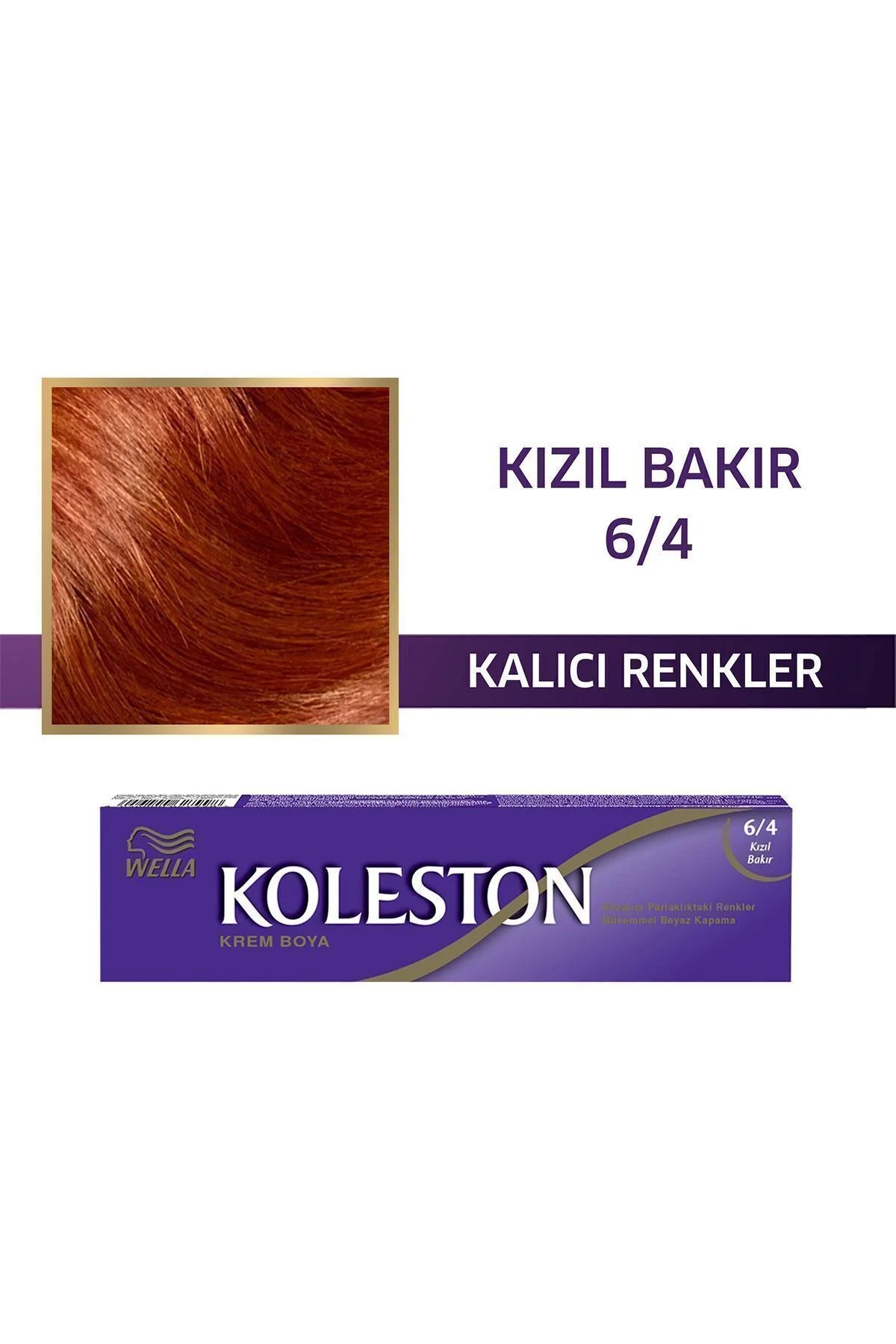 Koleston Saç Boya Tüp 6/4 Kızıl Bakır 