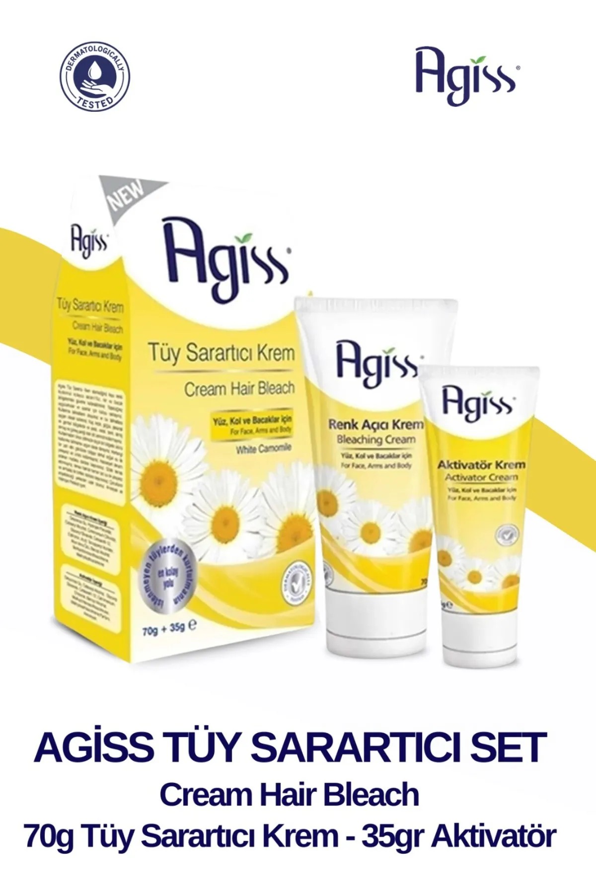 AGISS Tüy Sarartıcı Krem E Vitaminli 70 gr 35 gr