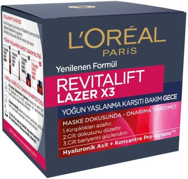 Loreal Paris Yoğun Yaşlanma Karşıtı Gece Kremi