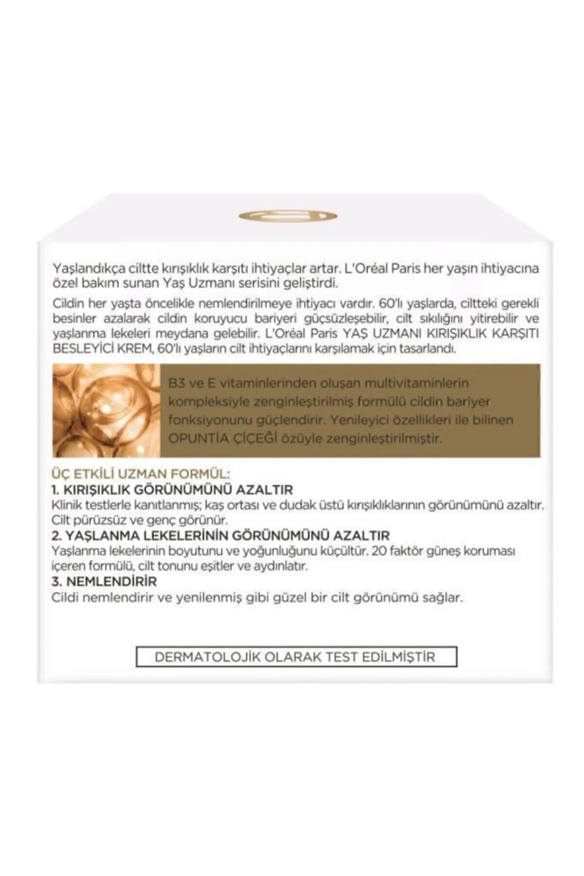 Loreal Paris 60 Yaş Gündüz Kremi Gkf20