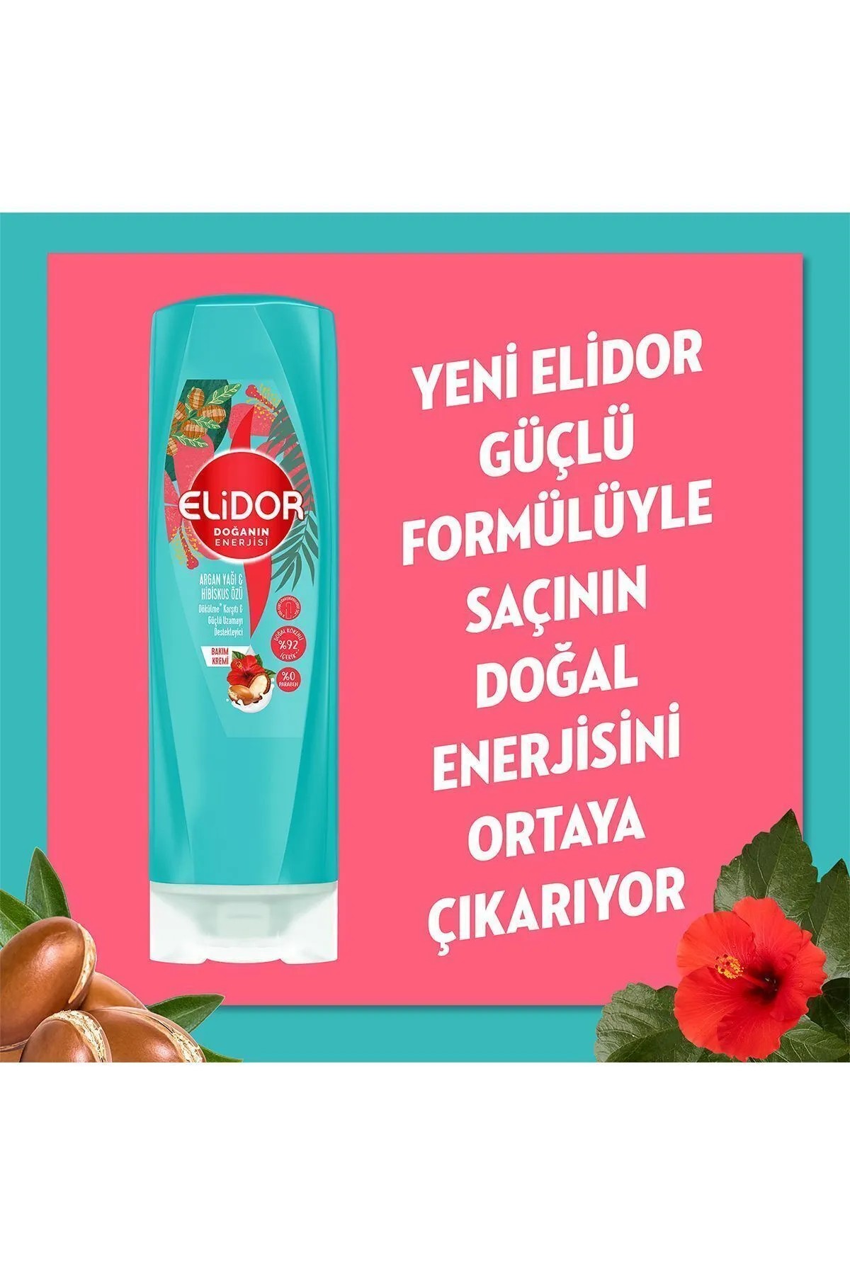 Elidor Argan Yağı Bakım Kremi 350 mL