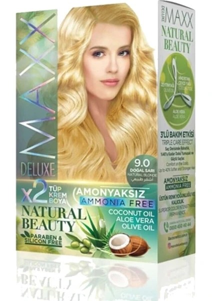 MAXX DELUXE NATURAL BEAUTY 9.0 Doğal Sarı