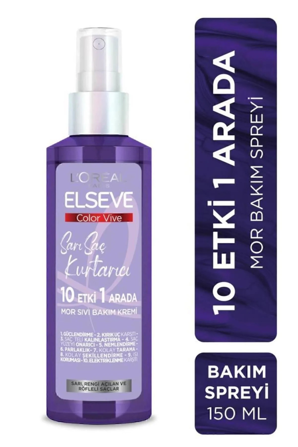 Elseve Sarı Saç Kurtarıcı Sıvı Bakım Kremi 150 mL