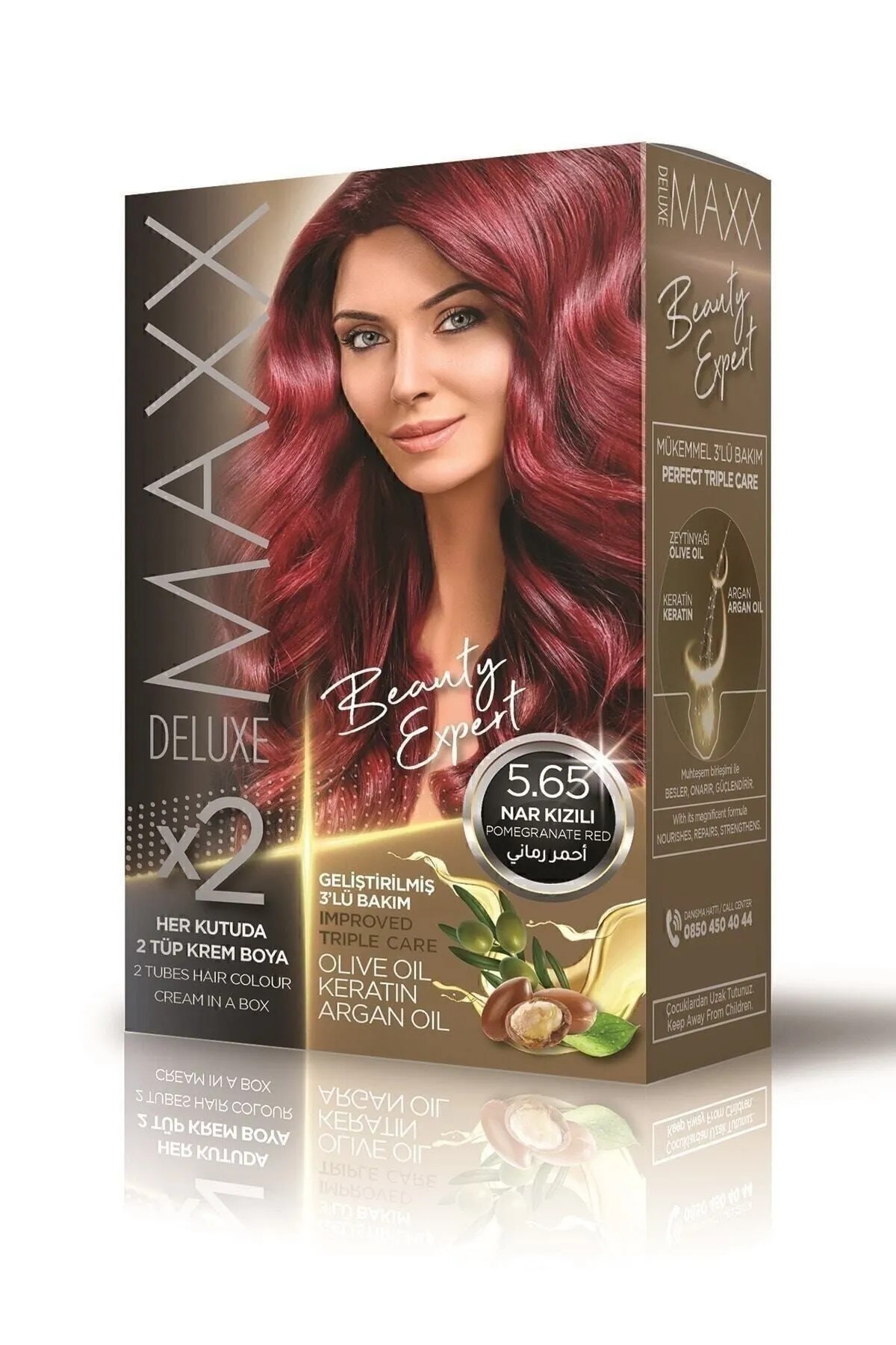 Maxx Deluxe Natural Beauty Nar Kızılı 5.65
