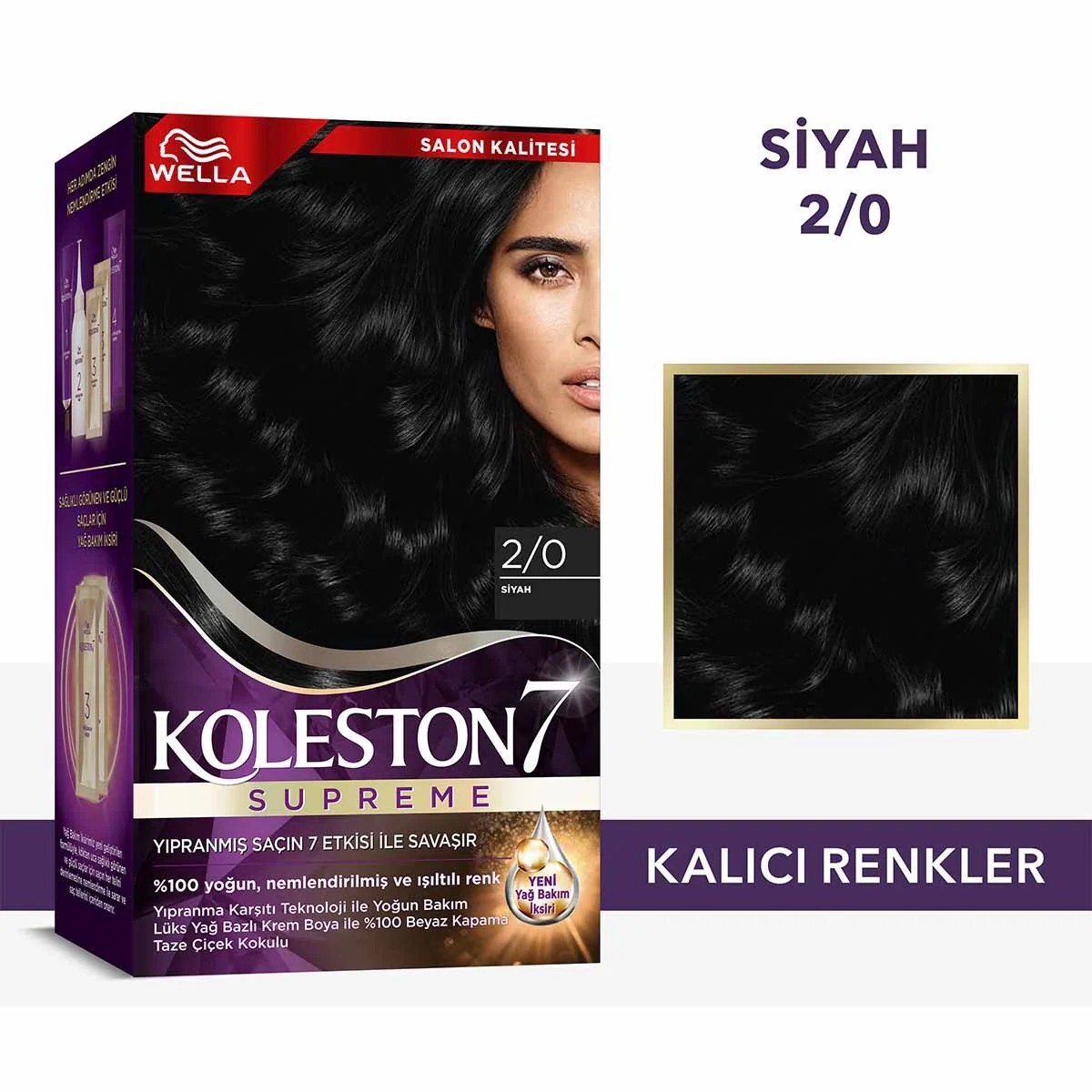 Koleston  Saç Boyası Siyah 2-0