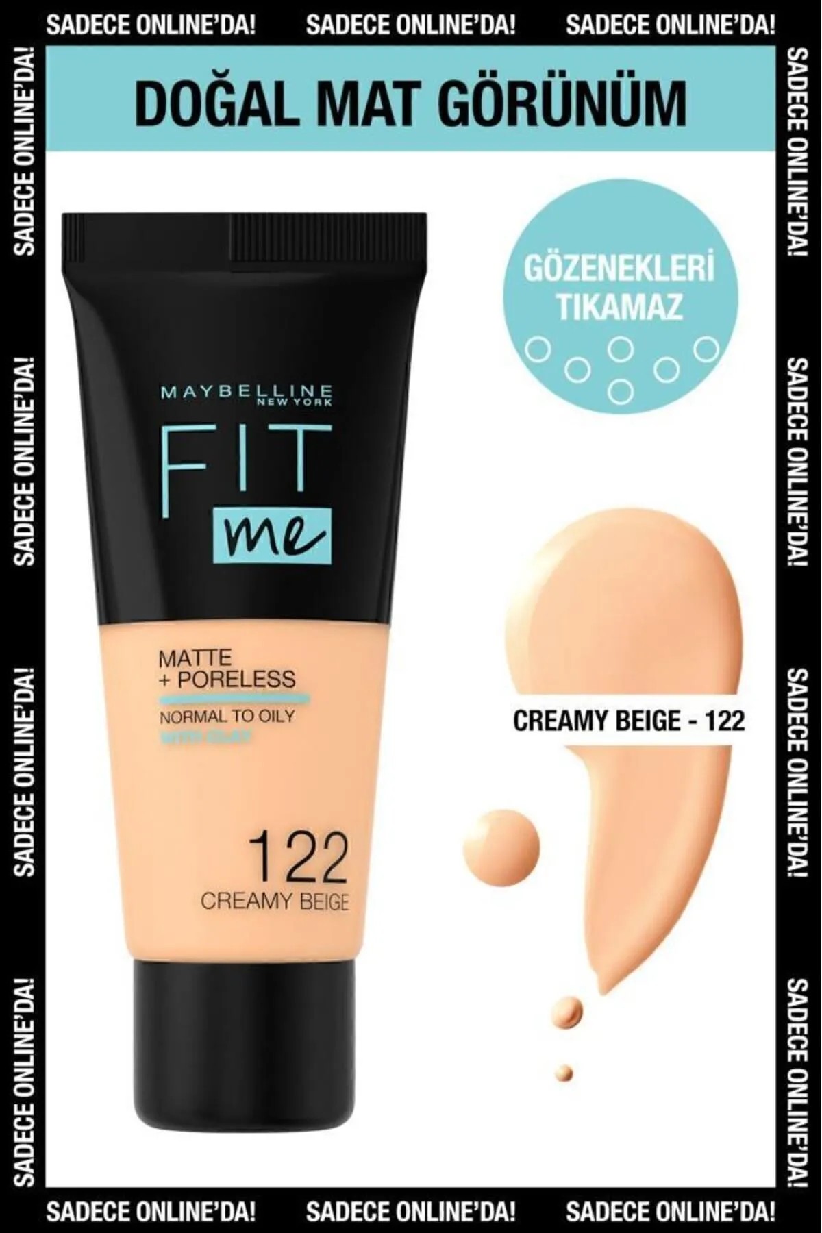 Maybelline Fit Me Fondöten 122