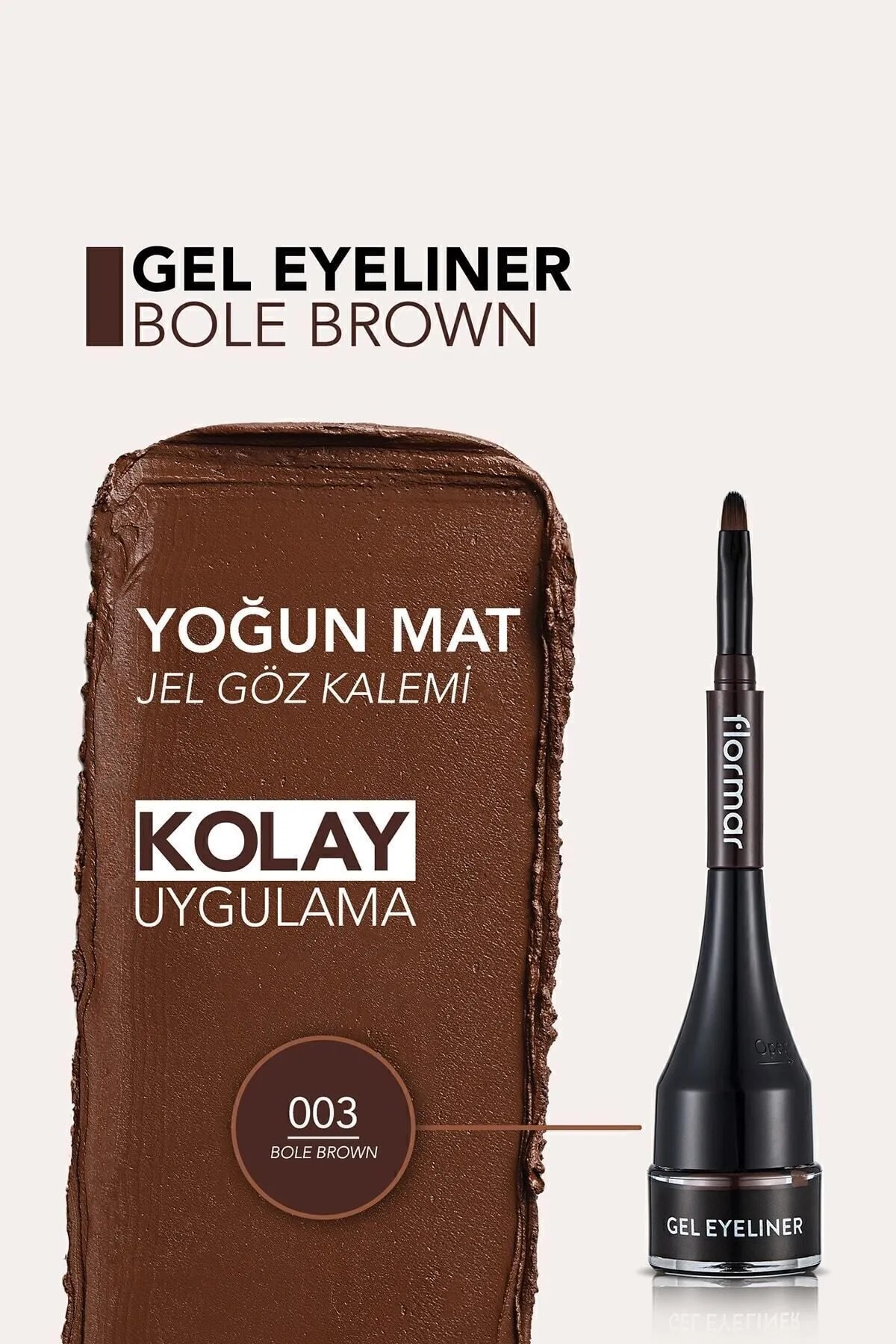 Flormar Jel Eyeliner Bole Brown