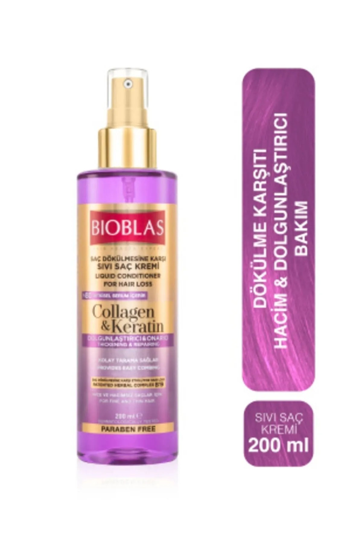 Bioblas Onarıcı Sıvı Saç Kremi 200 mL