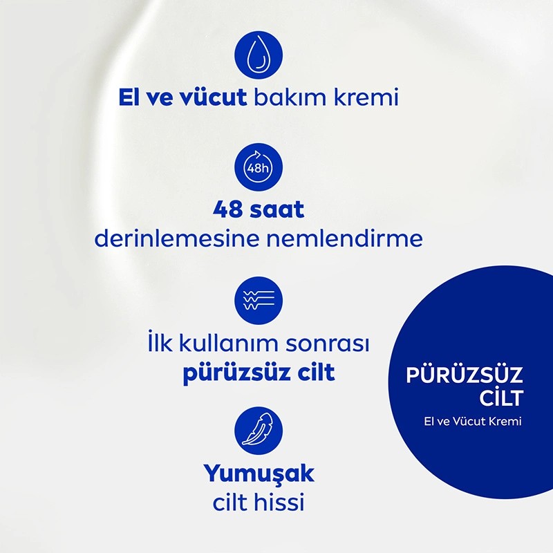 Nivea El&Vücut Bakım Kremi Kuru Cilt 400 mL