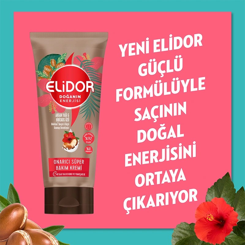 Elidor Argan Yağı Bakım Kremi 170 mL