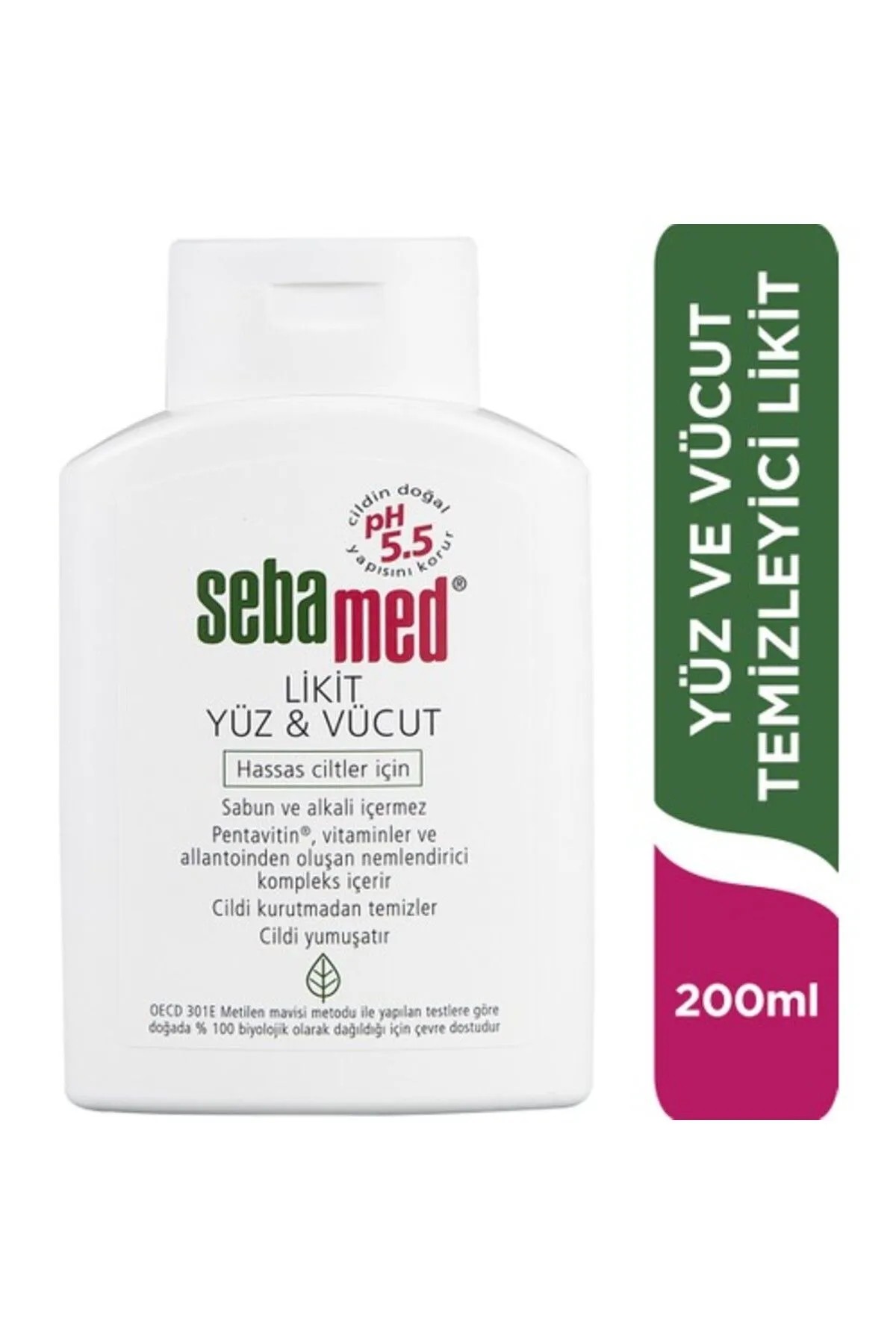 Sebamed Likit Yüz&Vücut Temizleyici 200 mL