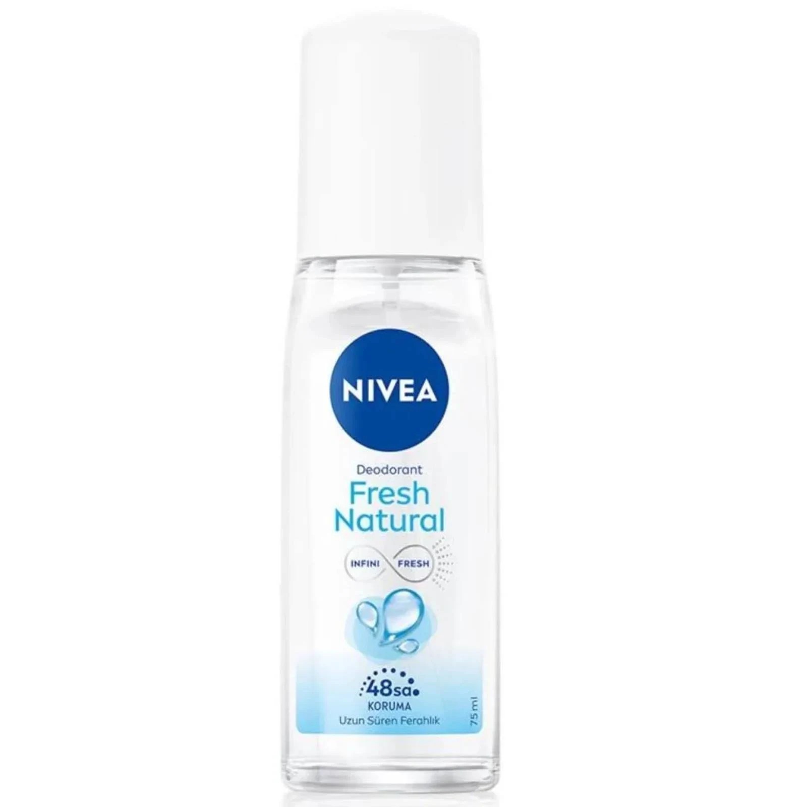 Nivea Fresh Nat. Kadın Sprey Deodorant 75 mL