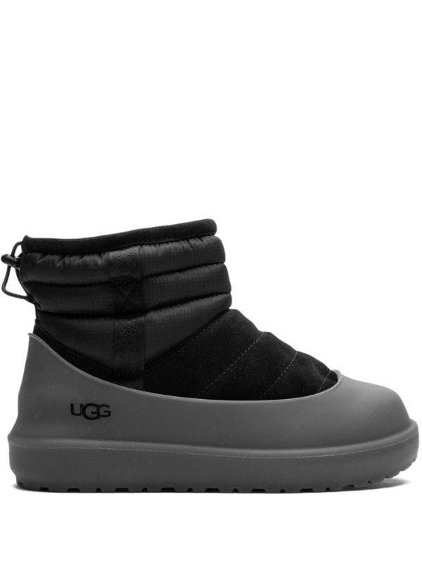 UGG Classic Mini Black Pull-On Weather Boots