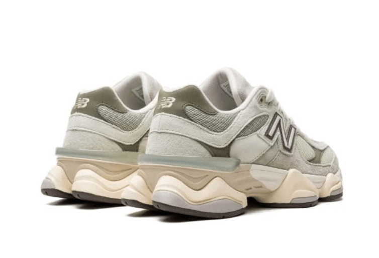 New Balance 9060 Olivine with Lichen Green and Dark Olivine