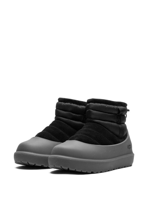 UGG Classic Mini Black Pull-On Weather Boots