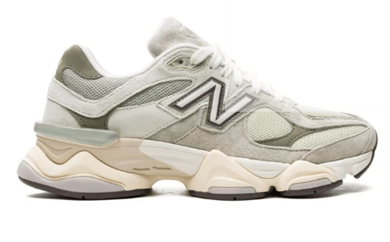 New Balance 9060 Olivine with Lichen Green and Dark Olivine