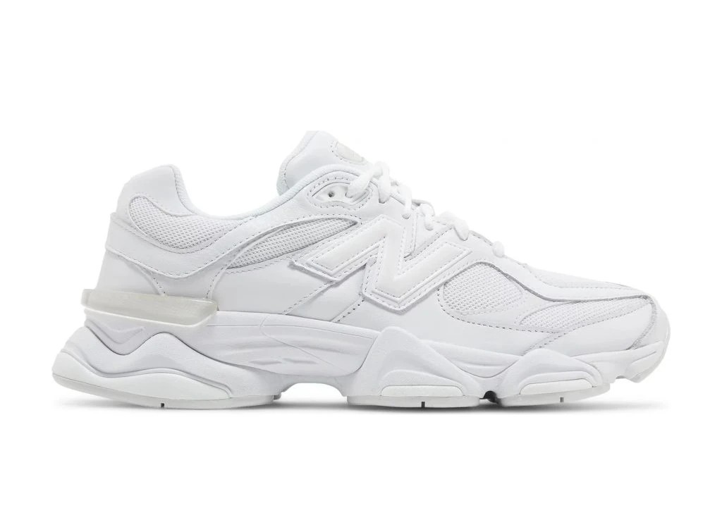 New Balance 9060 Triple White Sneaker