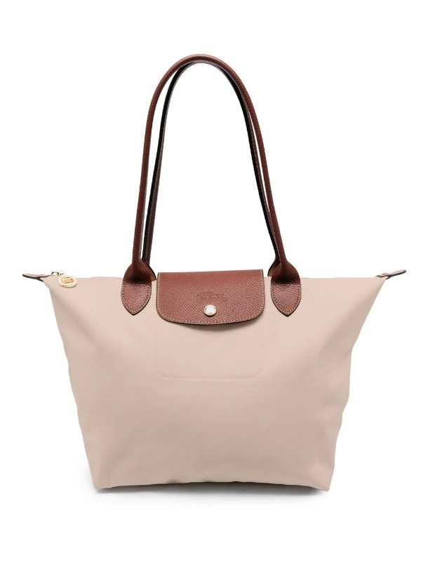 Longchamp Womens Le Pliage Original M Tote Bag - Krem