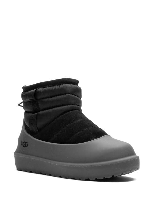 UGG Classic Mini Black Pull-On Weather Boots