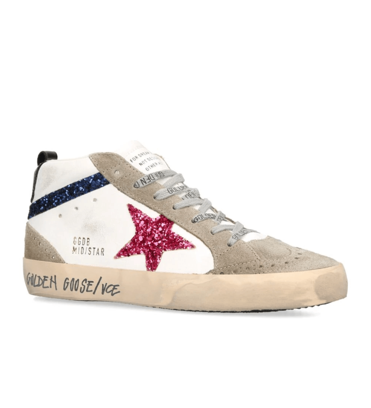 Golden Goose Leather Mid Star