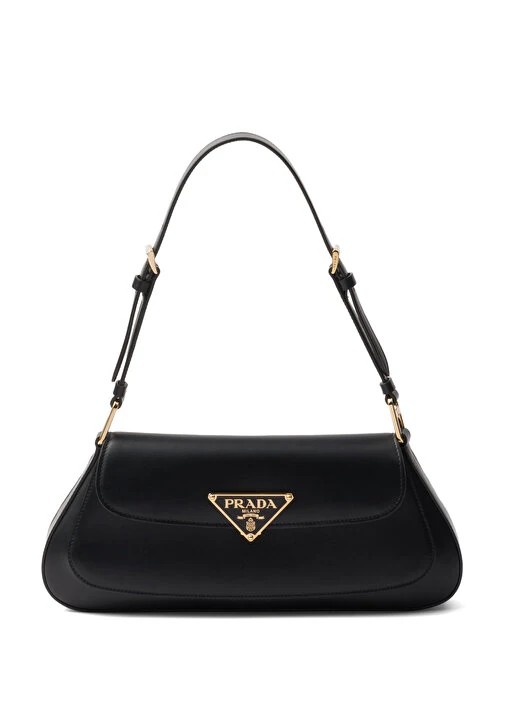 Prada Brushed Leather Shoulder Bag