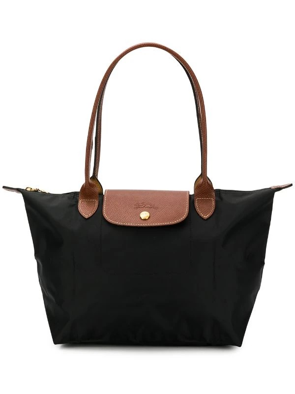 Longchamp Womens Le Pliage Original M Tote Bag - Siyah