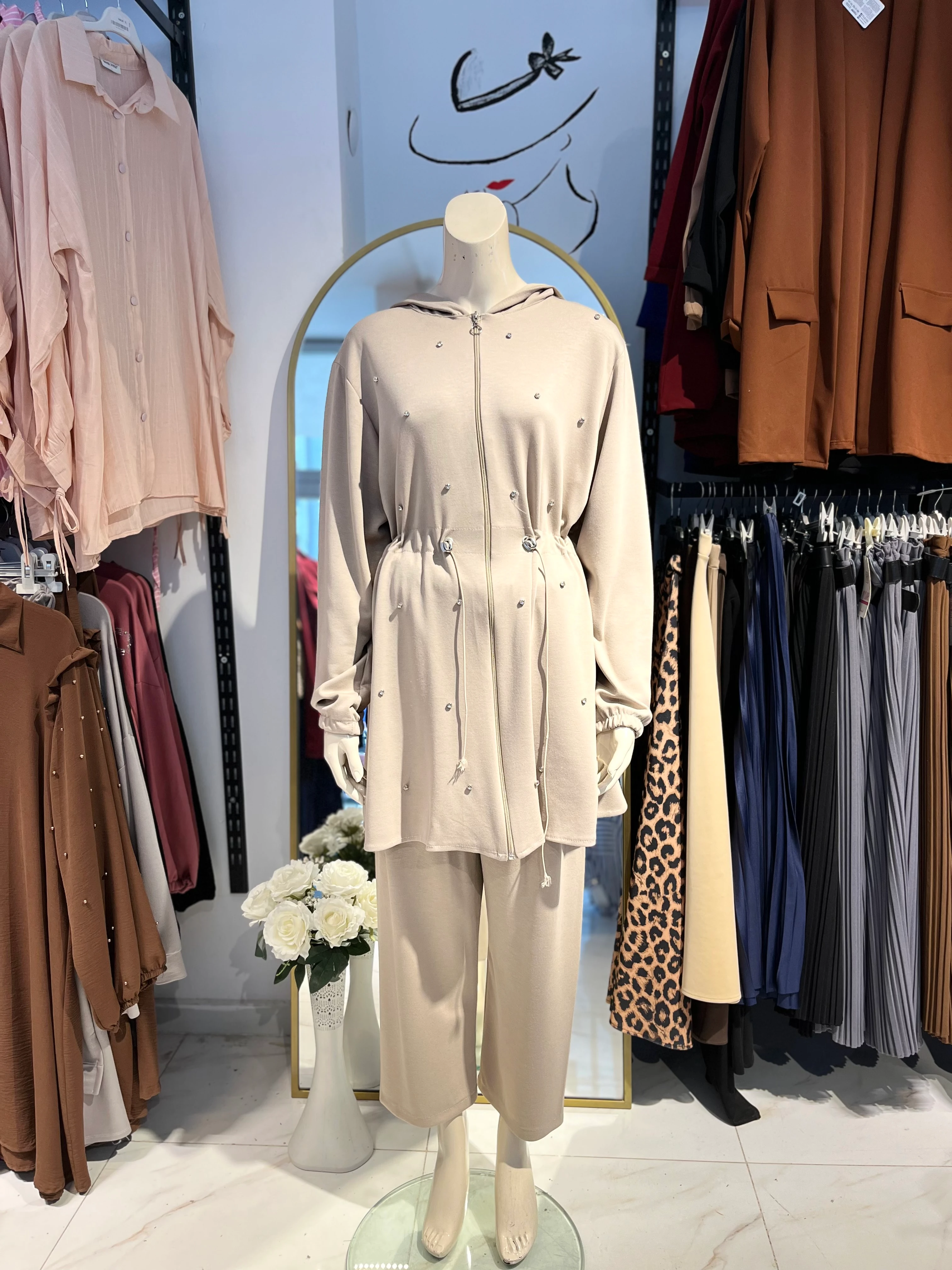 ikili taşlı takım