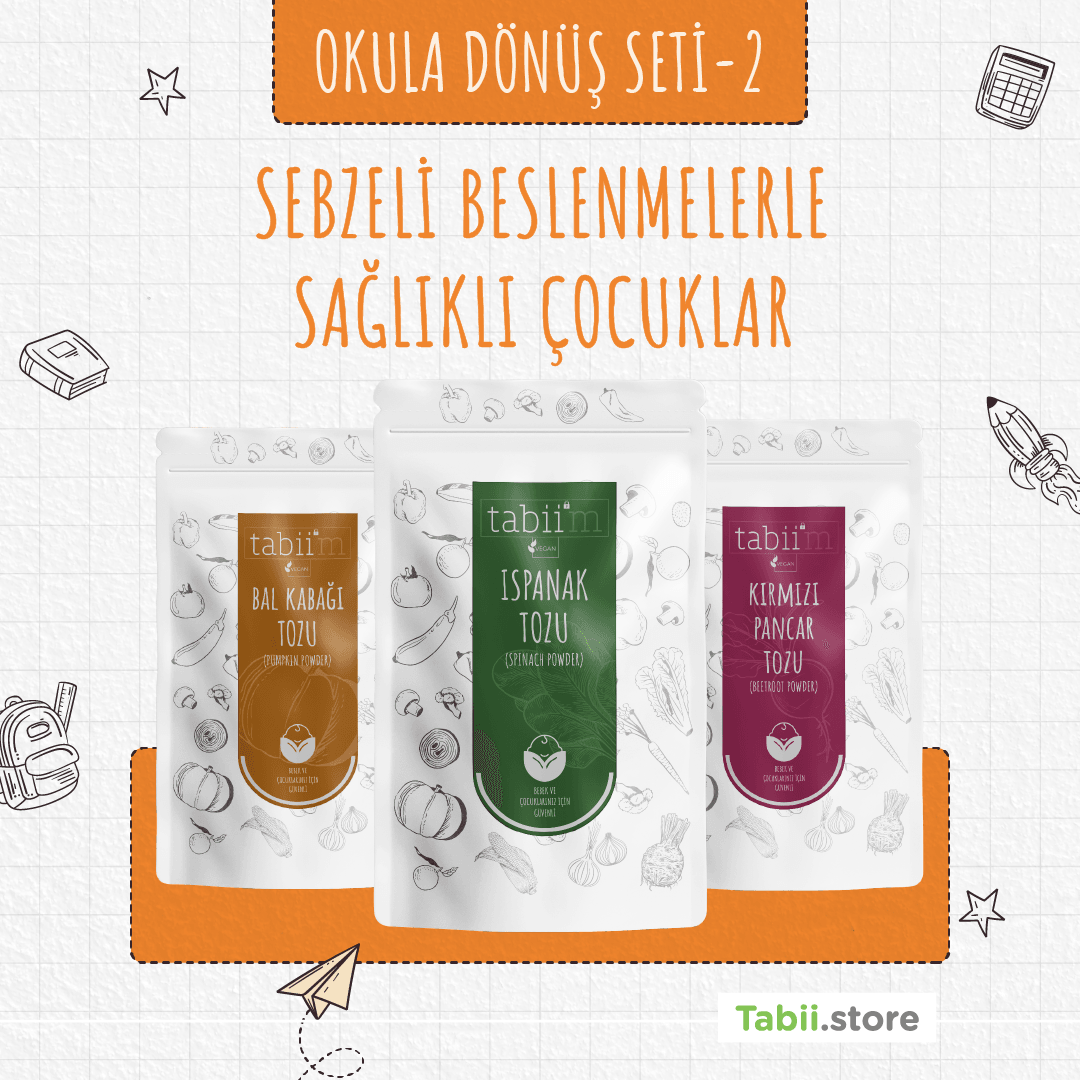 Sebzeli Beslenmelerle Sağlıklı Çocuklar  - Okula Dönüş Seti 2