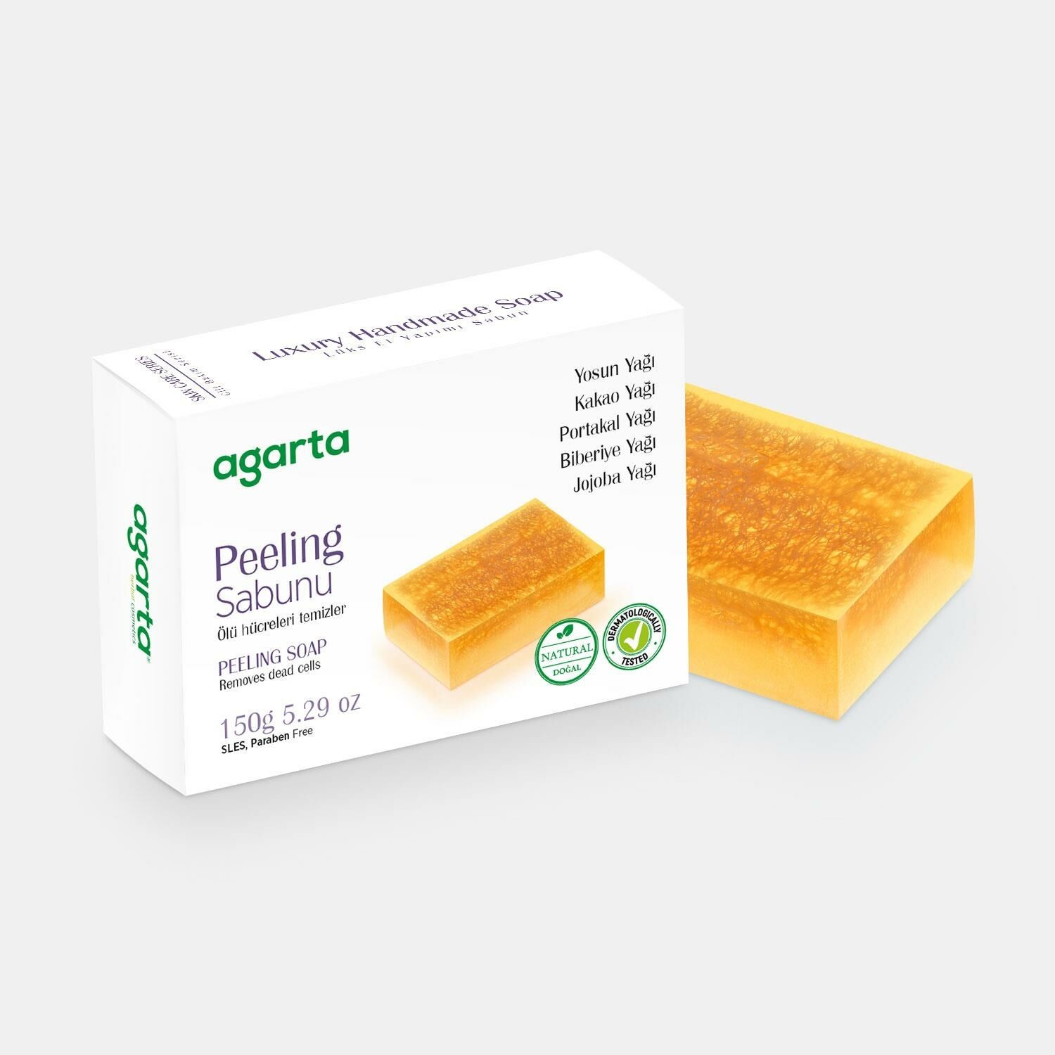 Agarta -  Doğal Peeling Sabunu 150 Gr