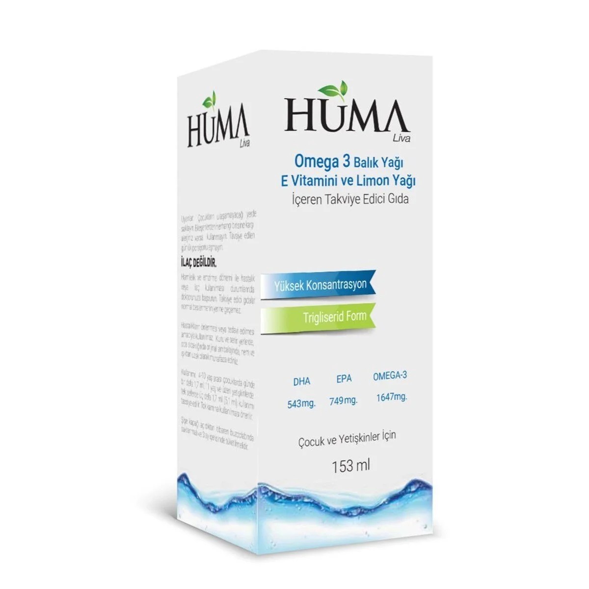 Naturalive - Omega-3 Balık Yağı Huma