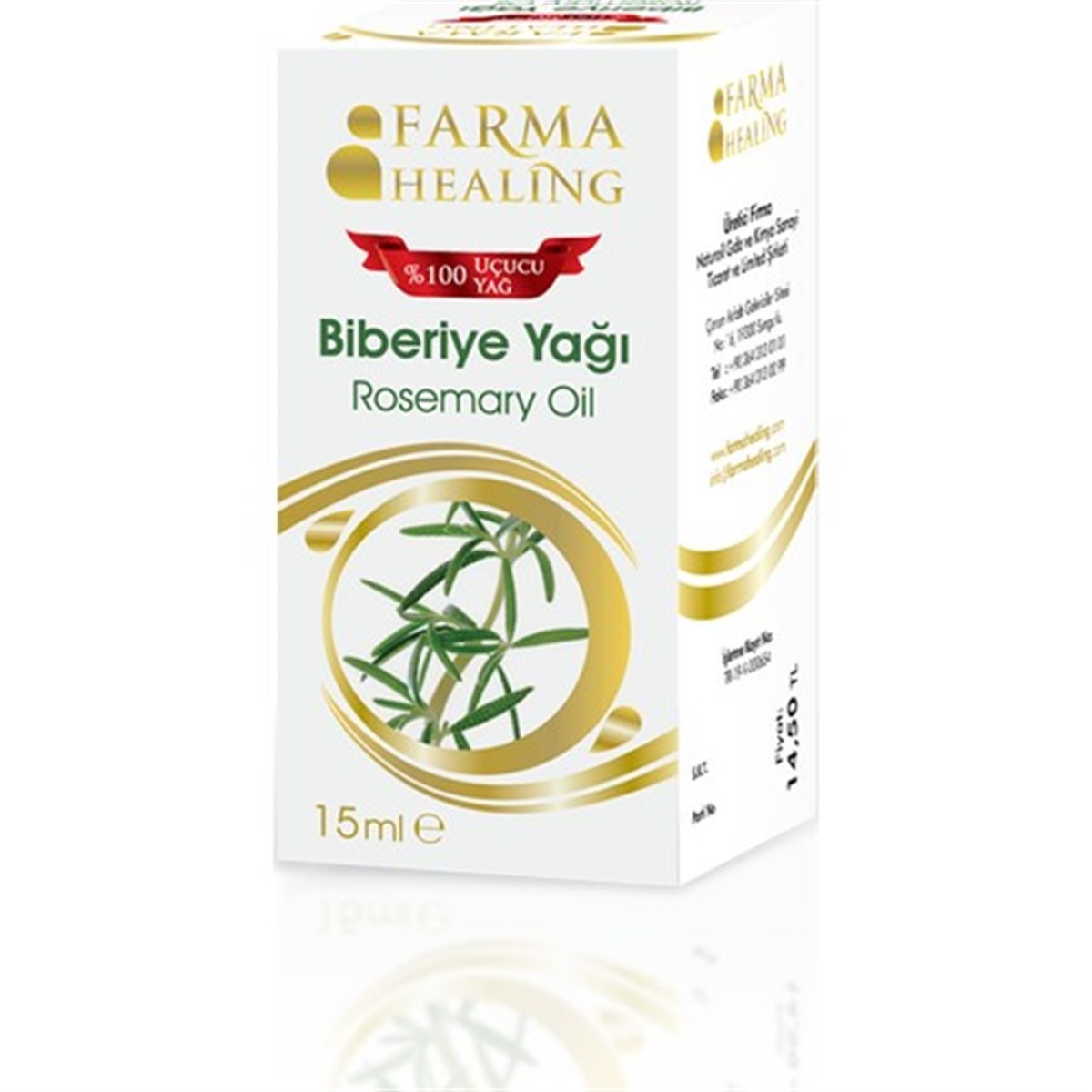 Farma Healing - Biberiye Yağı 15 ML