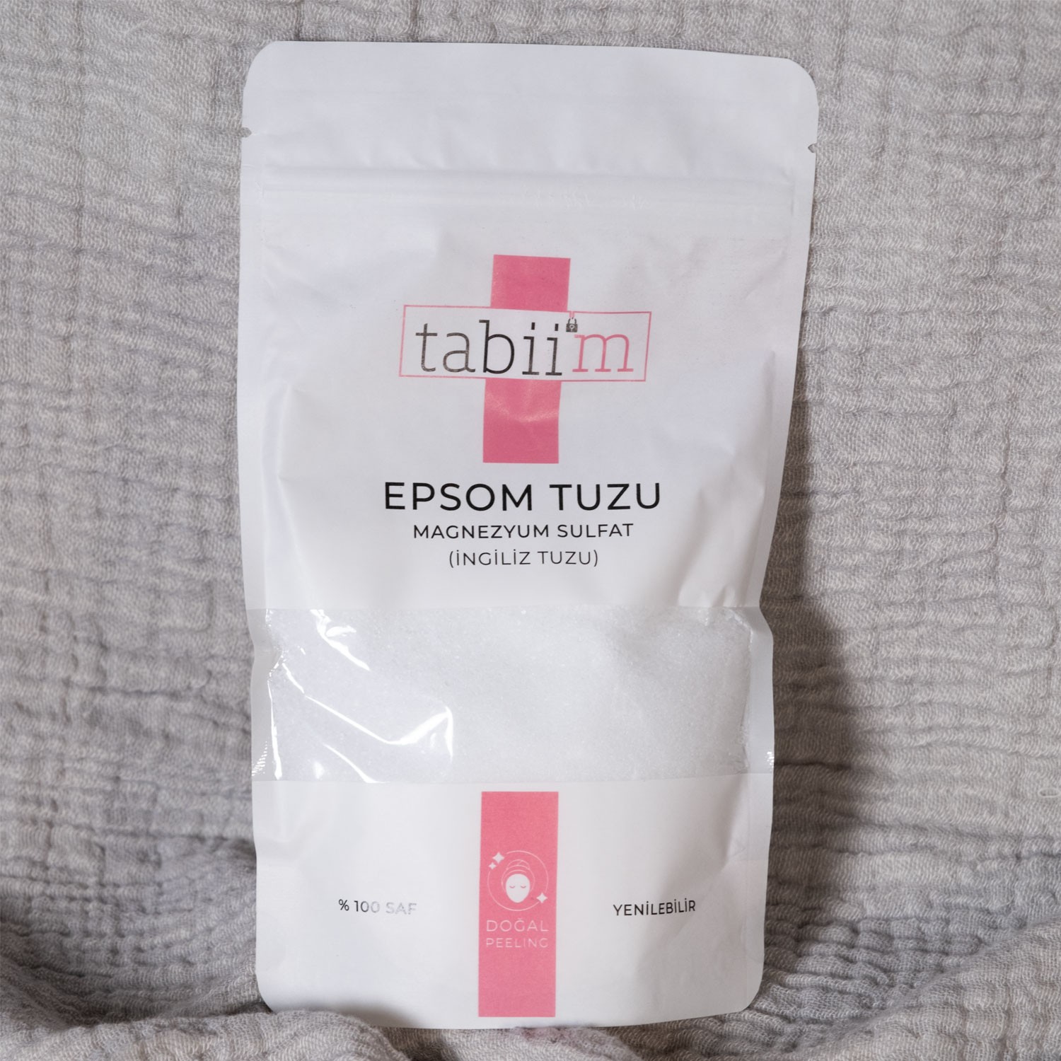 Tabii'm - Epsom Tuzu Yenilebilir (Magnezyum Sülfat) 250 Gr