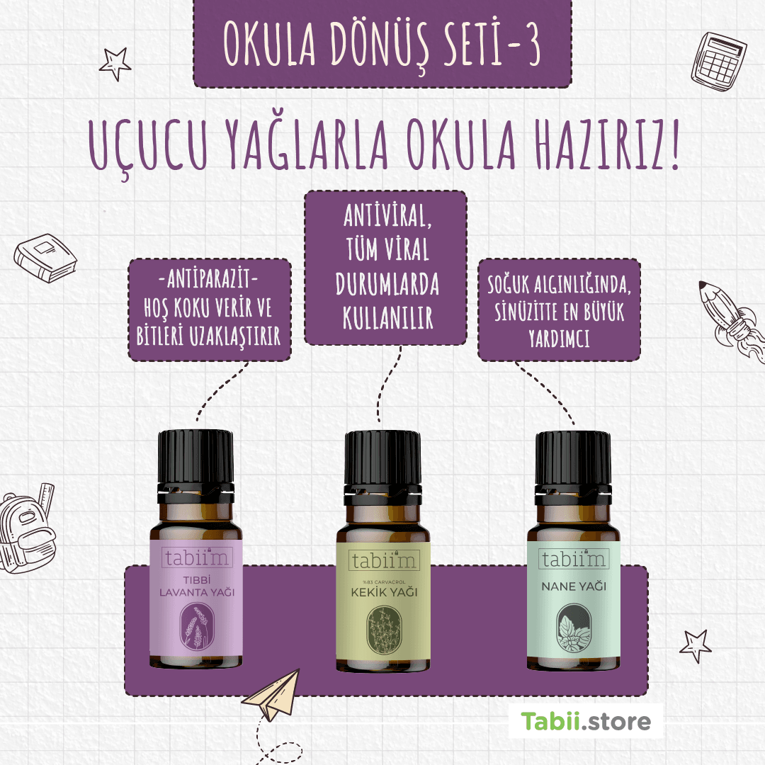 Uçucu Yağlarla Okula Hazırız  - Okula Dönüş Seti 3