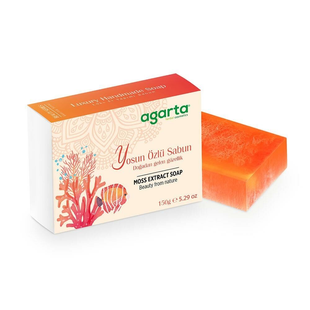 Agarta -  Doğal Yosun Özlü Sabun 150 Gr