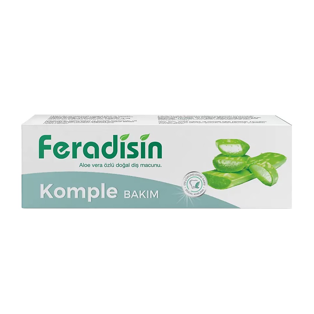 Feradisin - Diş Macunu - Komple Bakım - Aloe Vera 75 ML/90 Gr